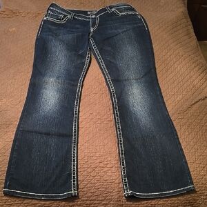 Women's Silver Blue Jeans